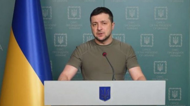 Украинският президент Володимир Зеленски заяви в поредното си видео обръщение