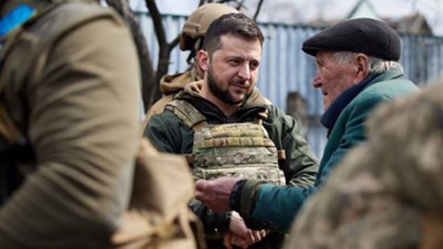 Украинският президент Володимир Зеленски направи видеообръщение пред двете камари на