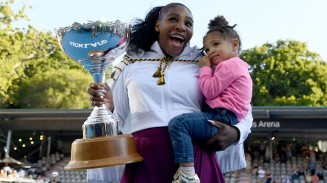 Серина Уилямс с гордост показа че четиригодишната ѝ дъщеря Олимпия