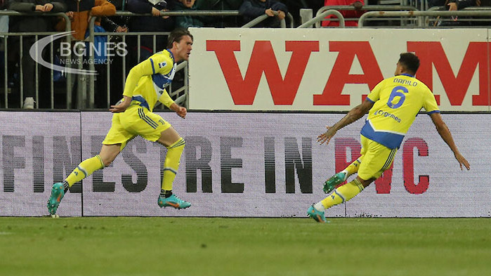 Ювентус победи Каляри с 2:1 като гост в мач от