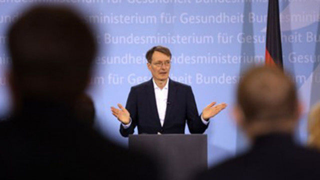 Германският министър на здравеопазването Карл Лаутербах призова хората да носят