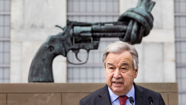 Генералният секретар на ООН Антонио Гутериш призова във вторник за четиридневно хуманитарно