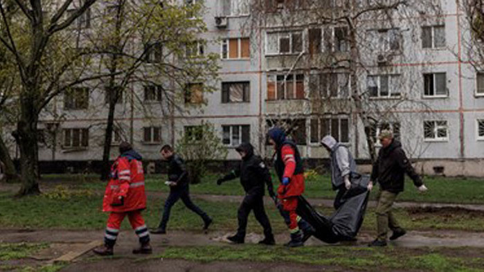 Десетки тела на загинали цивилни граждани са открити в Харков,