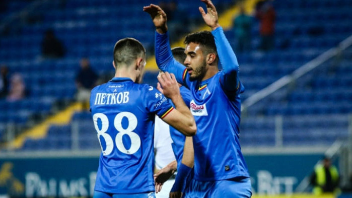 Нападателят на Левски Билал Бари беше главно действащо лице в