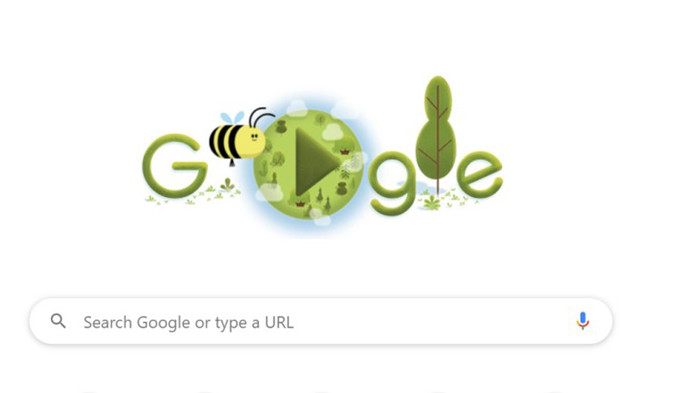 Google отбеляза Деня на Земята