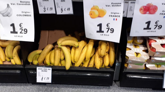 Бананите ни струват колкото френските, а заплатите?