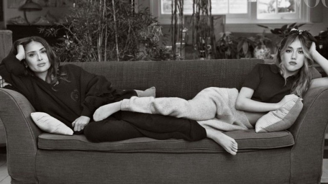 Салма Хайек и Валентина Палома Пино позират за първи път заедно