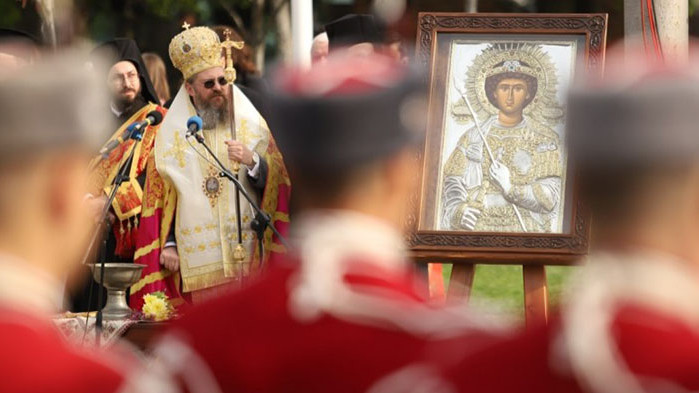 В центъра на София се проведе тържествения водосвет на бойните