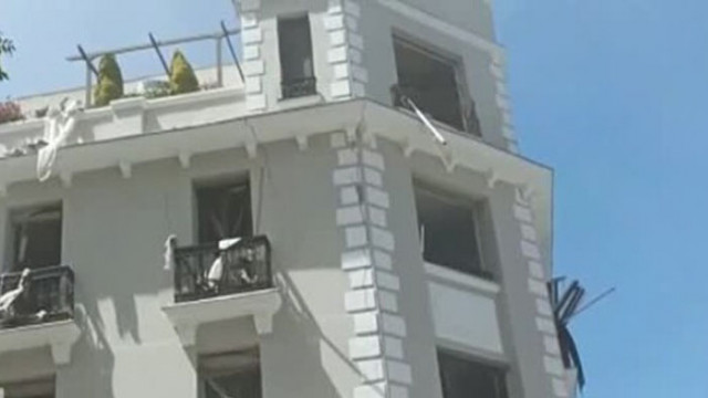 Експлозия разтърси в петък четириетажна жилищна сграда в центъра на испанската