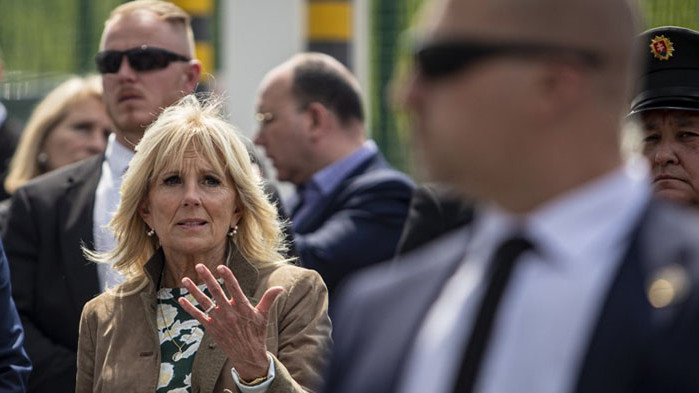 Първата дама на САЩ стъпи на украинска земя в рамките