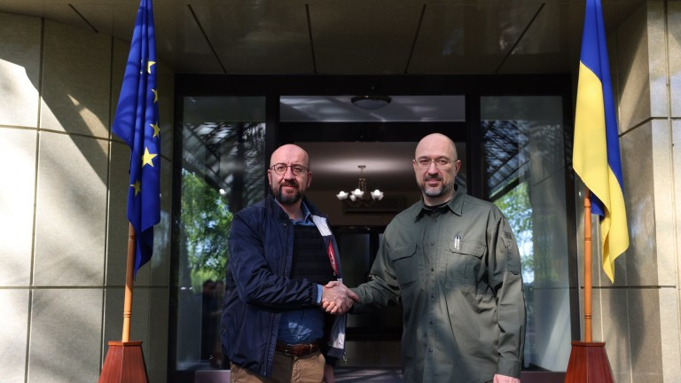 Ръководителят на Европейския съвет Шарл Мишел посрещна Деня на Европа прекара в