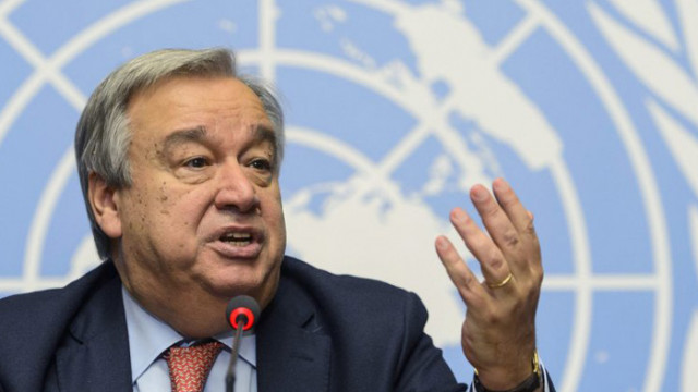 Генералният секретар на ООН Антониу Гутериш изрази загриженост относно опасността от