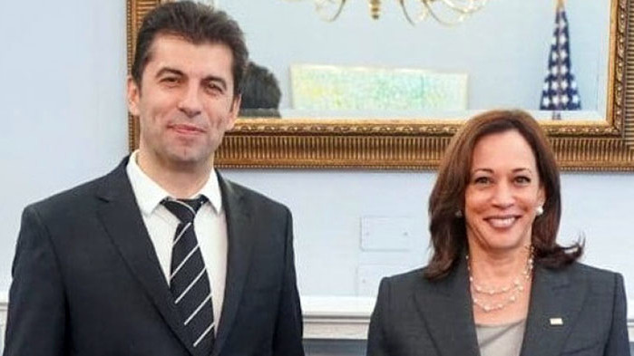 Вицепрезидентът Камала Харис се срещна днес с министър-председателя на България