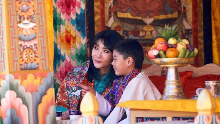 Голям празник за кралското семейство в Бутан