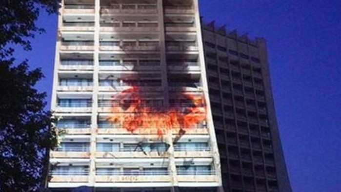 Мащабно учение, симулиращо авиокатастрофа в сградата на емблематичния хотел Добруджа“