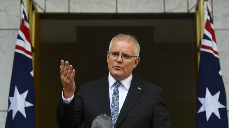 Премиерът на Австралия Скот Морисън заяви, че е признал поражението
