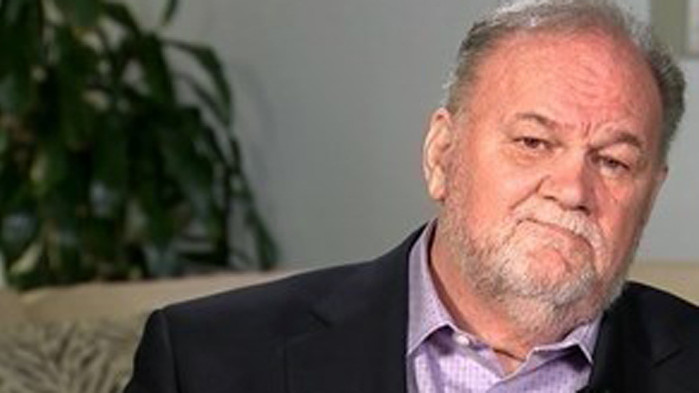 Бащата на Меган Маркъл Томас е получил масивен инсулт, при