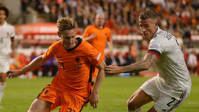 Отборът на Нидерландия разби Белгия с 4:1 като гост в