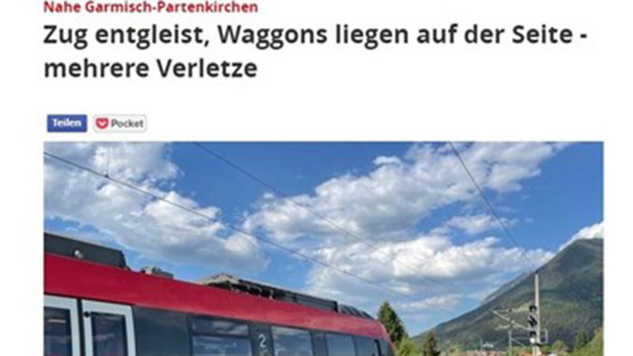 След влаковата катастрофа в Германия в петък, при която загинаха