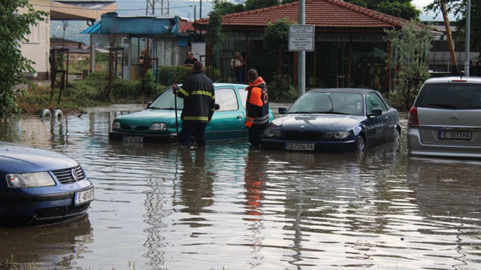 Пороен дъжд се изляза над Благоевград между 18.30 и 19:00