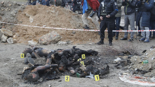 Още един масов гроб е открит в Буча Областната украинска полиция