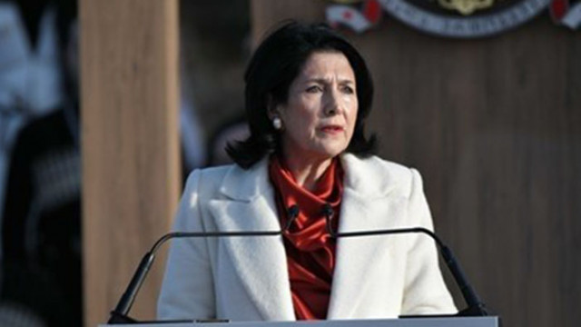 Президентът на Грузия заяви днес че нейната страна е решена