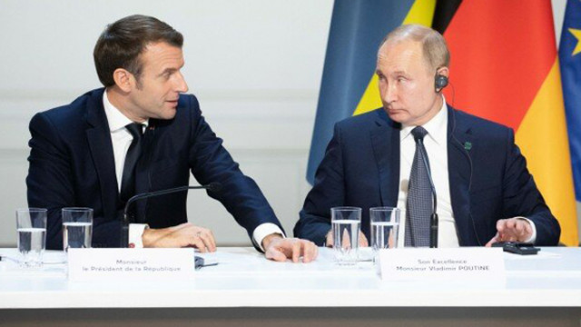Разсекретиха разговор между френския президент Еманюел Макрон и руския му