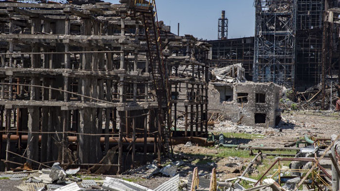 В окупирания от руски военни град Мариупол в Украйна смъртността