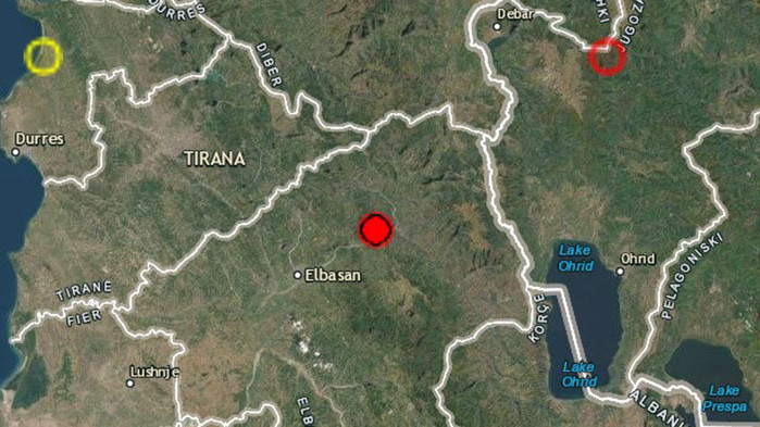 Земетресение от 4,1 разтърси Албания