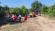 Гасят пожара край Пазарджик с военни хеликоптери, горски служители и пожарникари