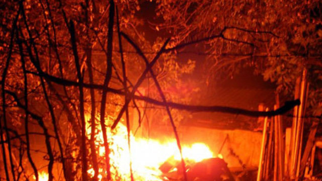 Пожарът в Сакар планина в общините Свиленград и Тополовград между
