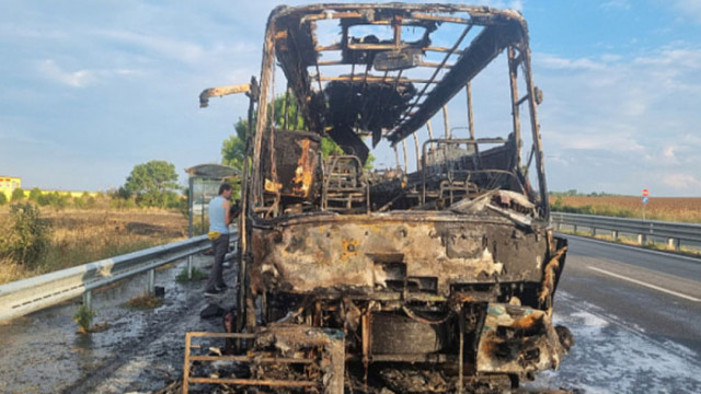 Изгорелият автобус в Бургас: Минал безпроблемно преглед през юни
