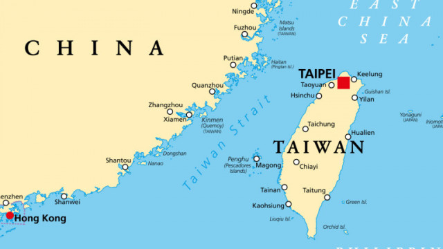 Министерството на отбраната на Тайван съобщи че 21 китайски самолета и