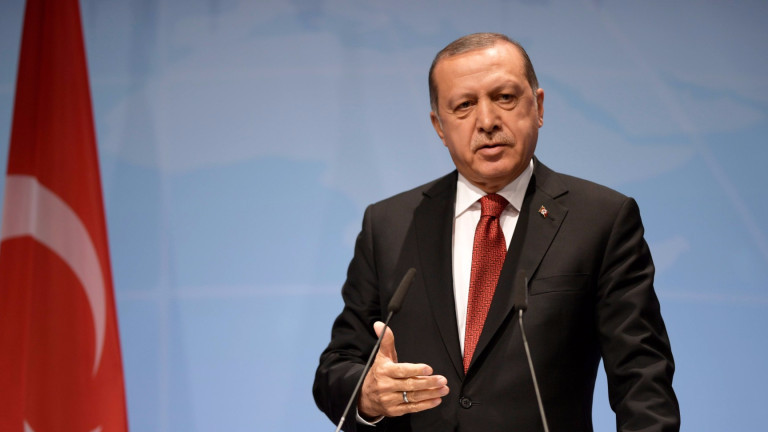 Президентът на Турция Реджеп Тайип Ердоган заяви, че никога не може