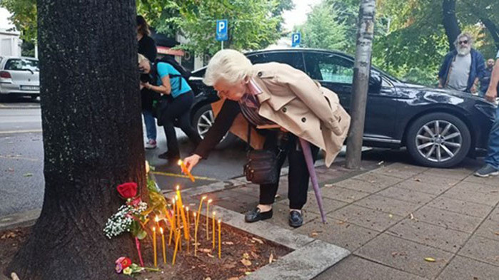 Сърби почетоха паметта на Дугина пред руското посолство в Белград