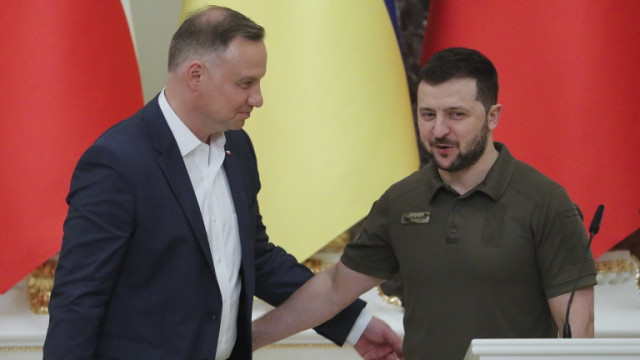 Полският президент пристигна в Киев