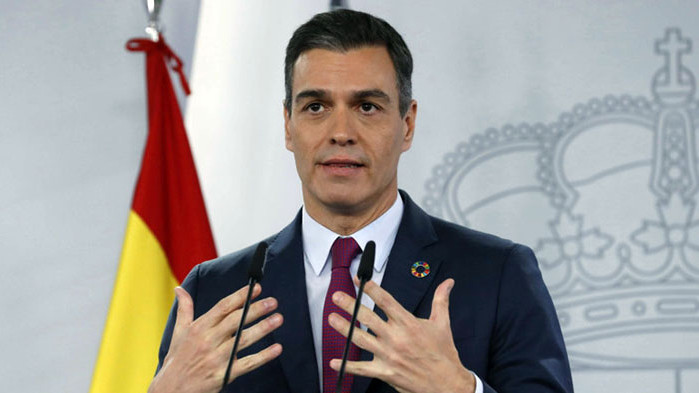 Испанският премиер Педро Санчес обяви, че подкрепя решението на Г-7 за налагане