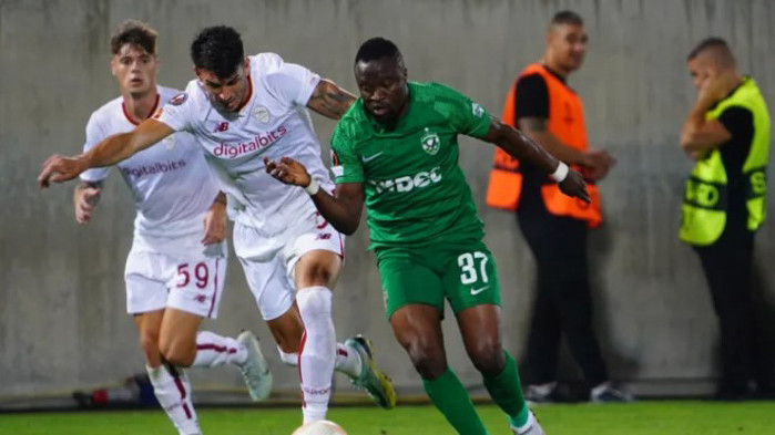 Българският шампион Лудогорец постигна историческа победа с 2:1 над Рома