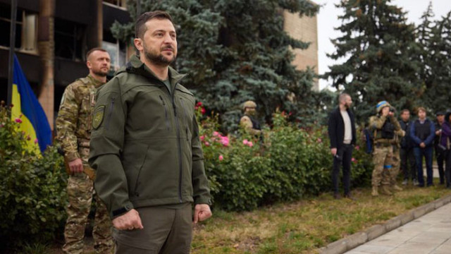 Украинският президент Володимир Зеленски е катастрофирал съобщи говорителят му Сергей