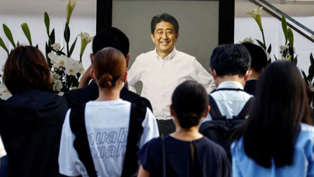 Тайван ще изпрати тричленна делегация за погребението на Шиндзо Абе
