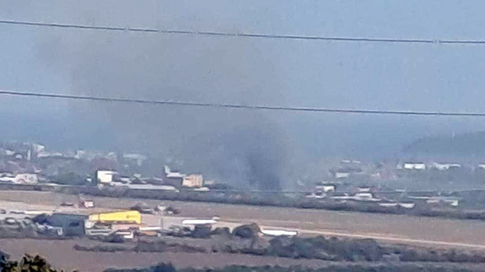 Пожар гори в района на Западна промишлена зона във Варна