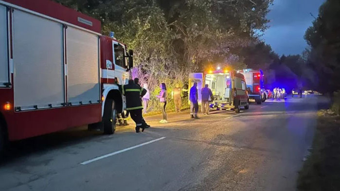 Зверска катастрофа на изхода на Стражица, на главен път София