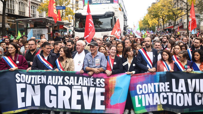 Хиляди протестираха в Париж срещу поскъпването на живота