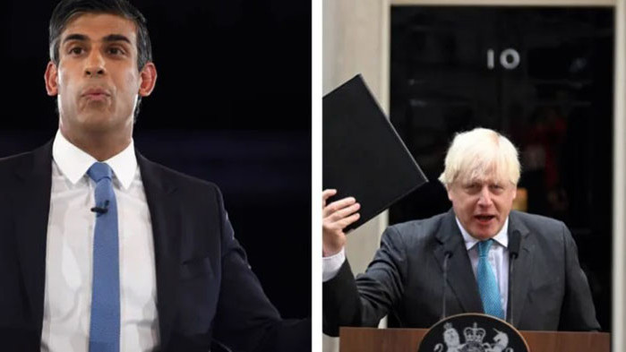 Борис Джонсън и Риши Сунак - водещи претенденти за поста на Лиз Тръс