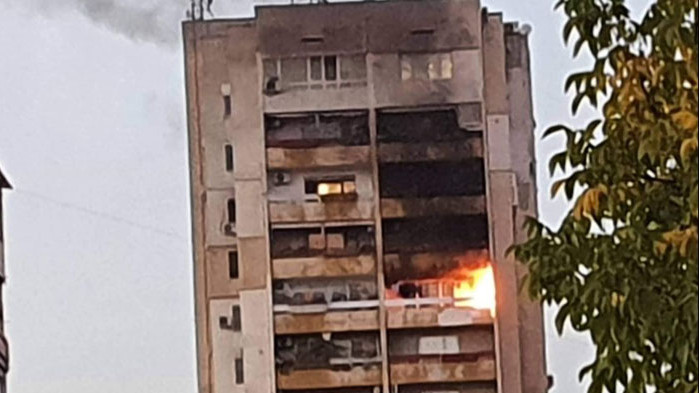 Неизправност в газова бутилка предизвика пожар в Пловдив
