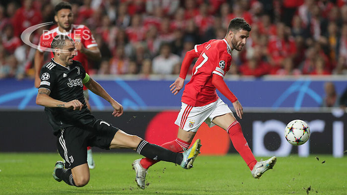 Бенфика изхвърли Ювентус, Реал М с първа загуба в Шампионската лига