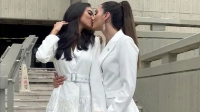 Тайна от две години: Мис Аржентина и Мис Пуерто Рико сключиха брак (ВИДЕО)