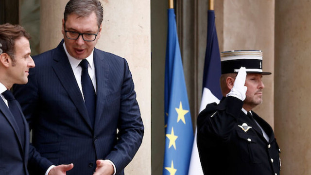 Сръбският президент Александър Вучич отхвърли след вчерашната среща с френския