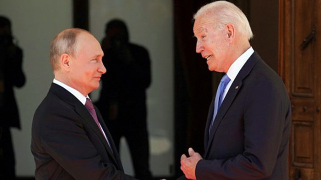 Президентите на Русия и САЩ Владимир Путин и Джо Байдън