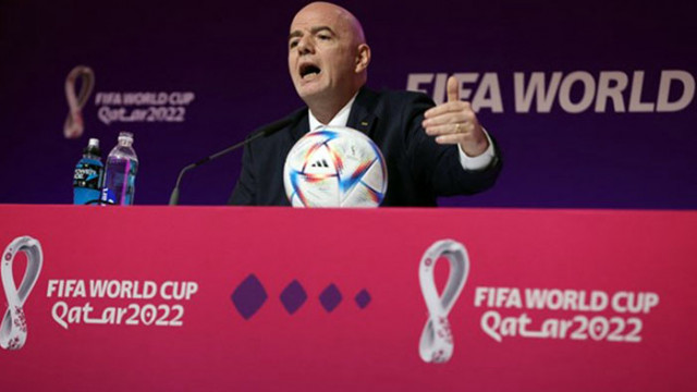 Президентът на ФИФА Джани Инфантино избухна часове преди началото на